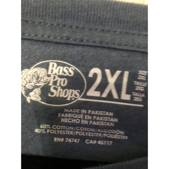 Brass Pro Shirt Mens 2X Gray - Picture 3 of 4